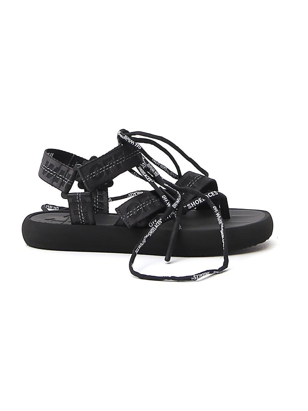 off white velcro sandals