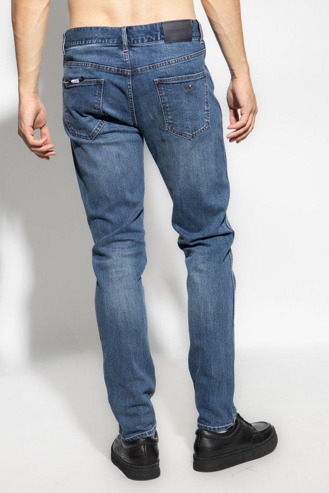Emporio Armani 'j16' Slim Fit Jeans in Blue for Men | Lyst