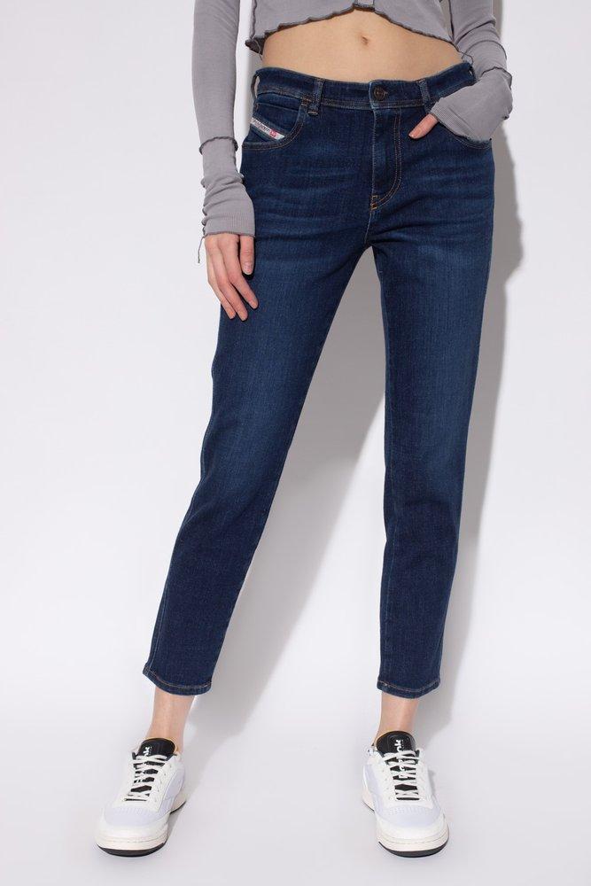 DIESEL 2015 Babhila Fitted Jeans in Blue | Lyst