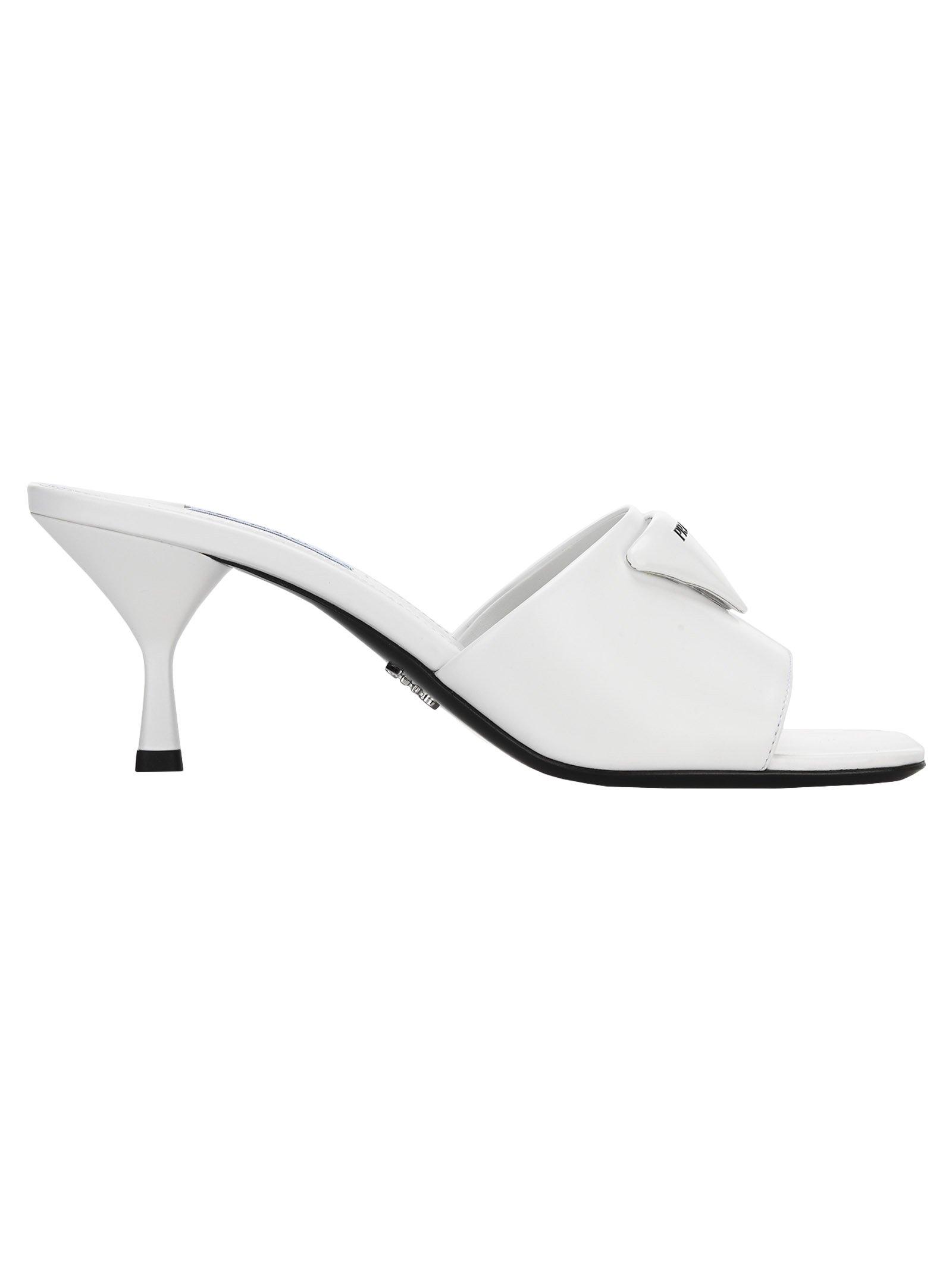 prada white mules