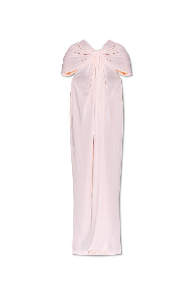 ワンピース JIL SANDER PASTEL PINK CREPE LONG DRESS Jil Sander Pastel Pink Crepe Long Dress – LOZURI®