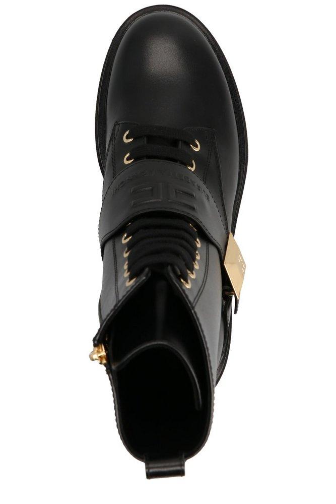ショートブーツ・ブーティ ELISABETTA FRANCHI Logo strap boots Elisabetta franchi Logo strap boots available on julian