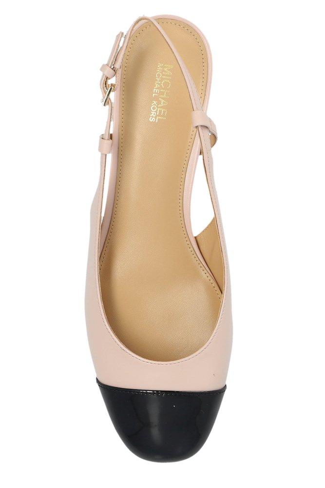 MICHAEL Michael Kors Slingback Ballerina Shoes in Natural Lyst UK