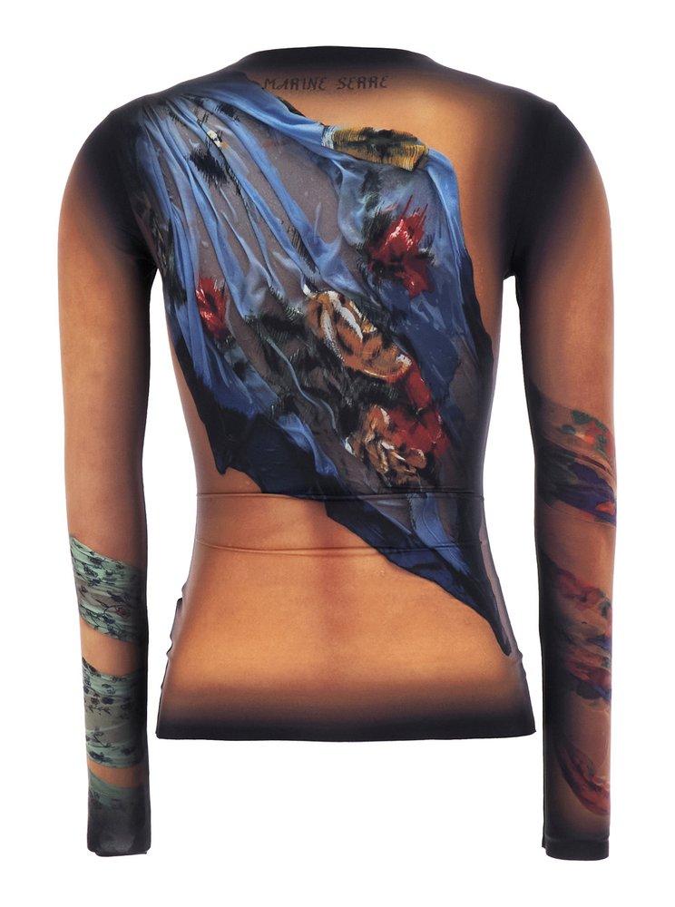 Marine Serre Long-sleeved tops for Women | Online Sale up to Marine Serre Long-sleeved tops for Women | Online Sale up to