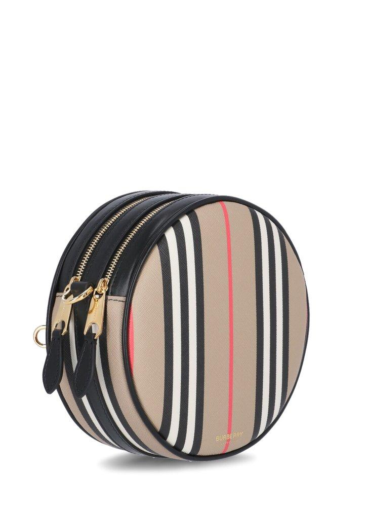 Burberry Neutrals House Check Louise Crossbody Bag