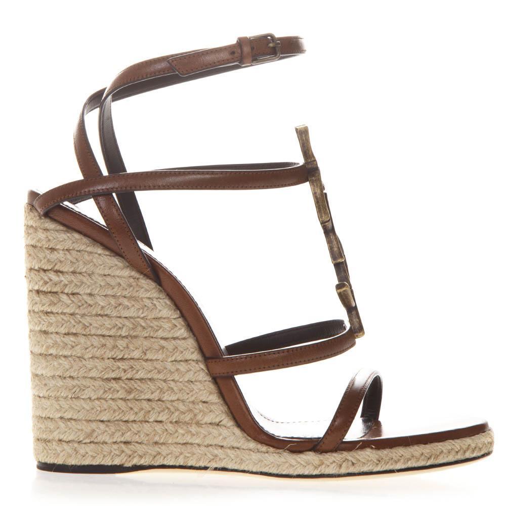 saint laurent wedge shoes