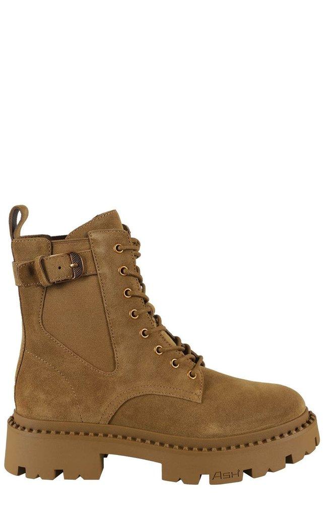 Ash Ghost Lace up Ankle Boots in Brown Lyst UK