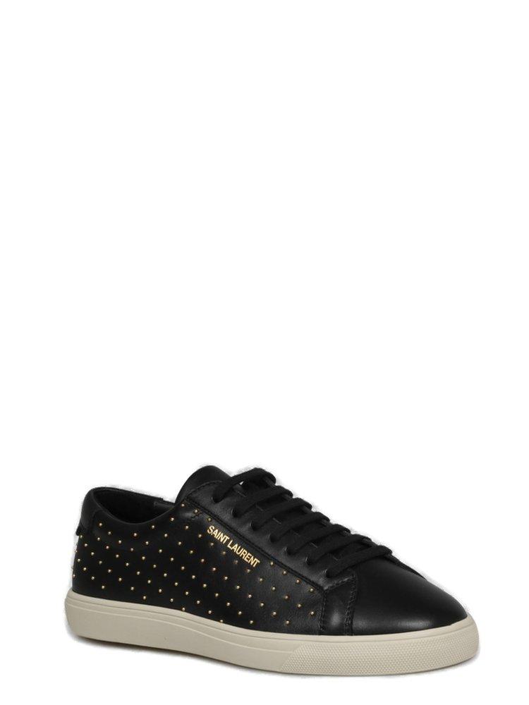 Saint Laurent Andy Round Toe Lace-up 