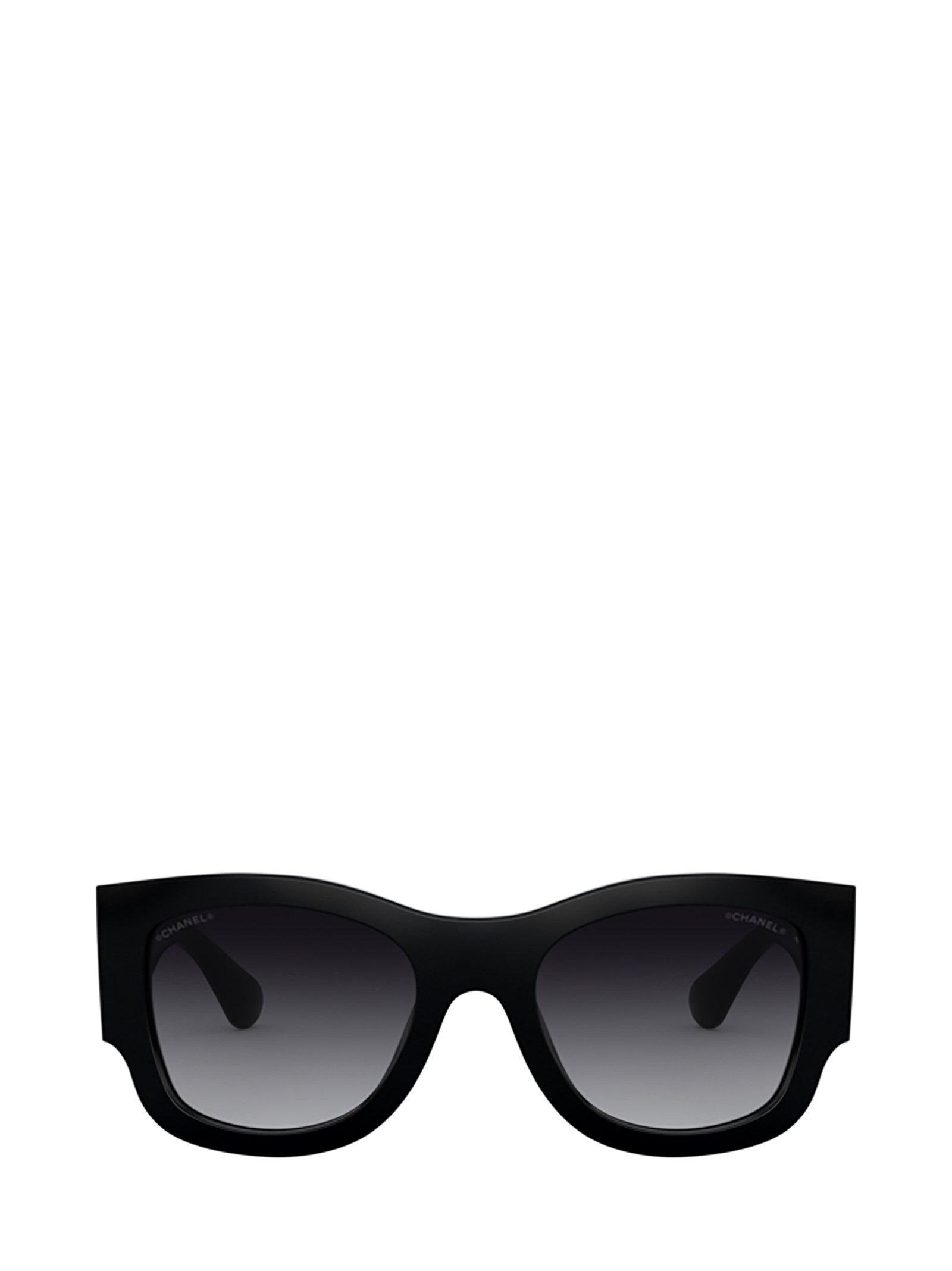 Chanel Square Frame Sunglasses in Black - Lyst