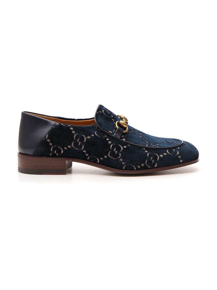 gucci velvet loafers mens