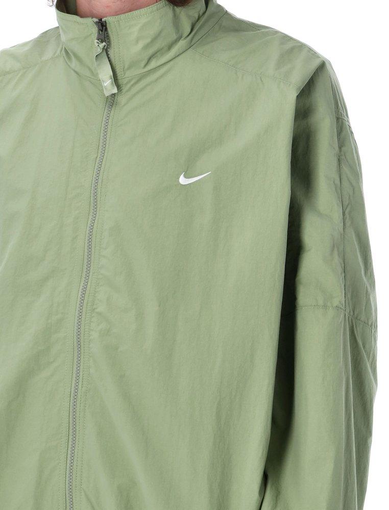 Forsøg mad Vedrørende Nike Solo Swoosh Zip-up Track Jacket in Green for Men | Lyst