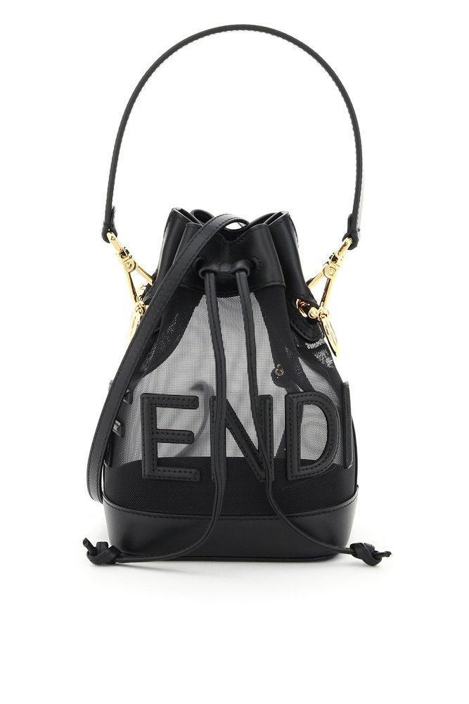 Fendi Mon Tresor Mini Bucket Bag in Black