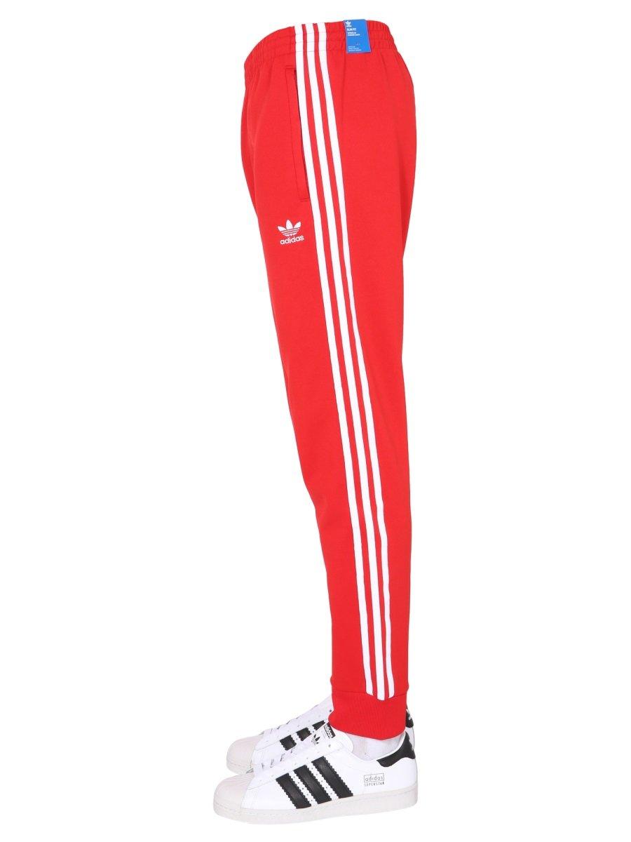 adidas Originals Synthetic Adicolor Classics Primeblue Sst Track Pants in  Red for Men | Lyst