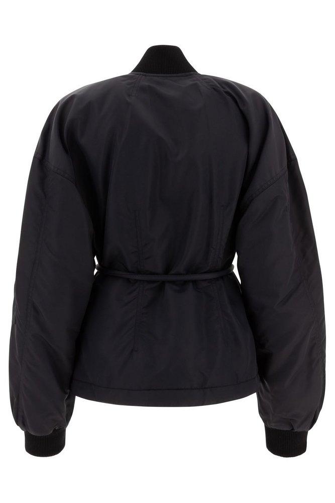 Sportmax 'Zebu' Bomber Jacket in Black | Lyst Australia