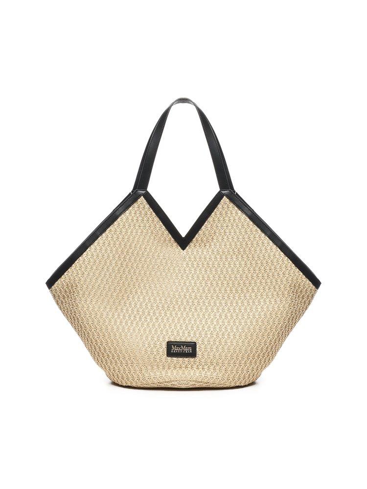 【MAX MARA】LUIGIBEACH TOTE BAG MAX MARA BEACHWEAR Luigi woven raffia tote | Harvey Nichols