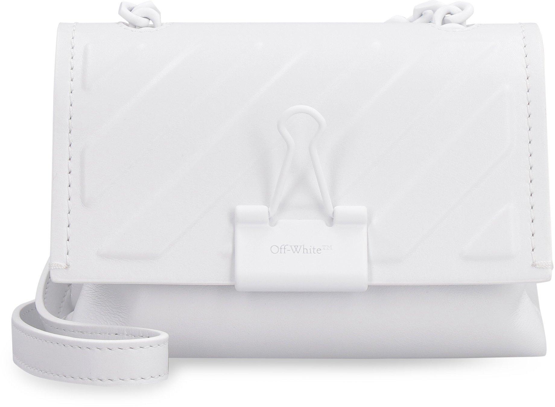 Comma Small Crossbody Bag : Unisex Bags Off White