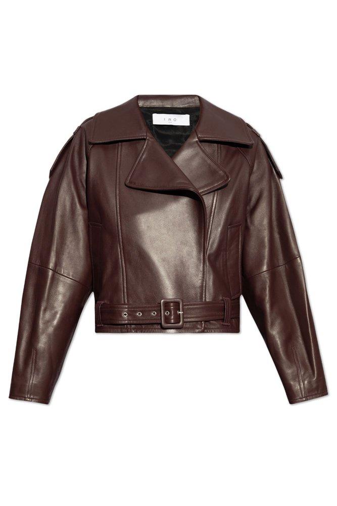 Clothing Jackets Iro Brown Leather Jacket Leather Jacket Iro Brown