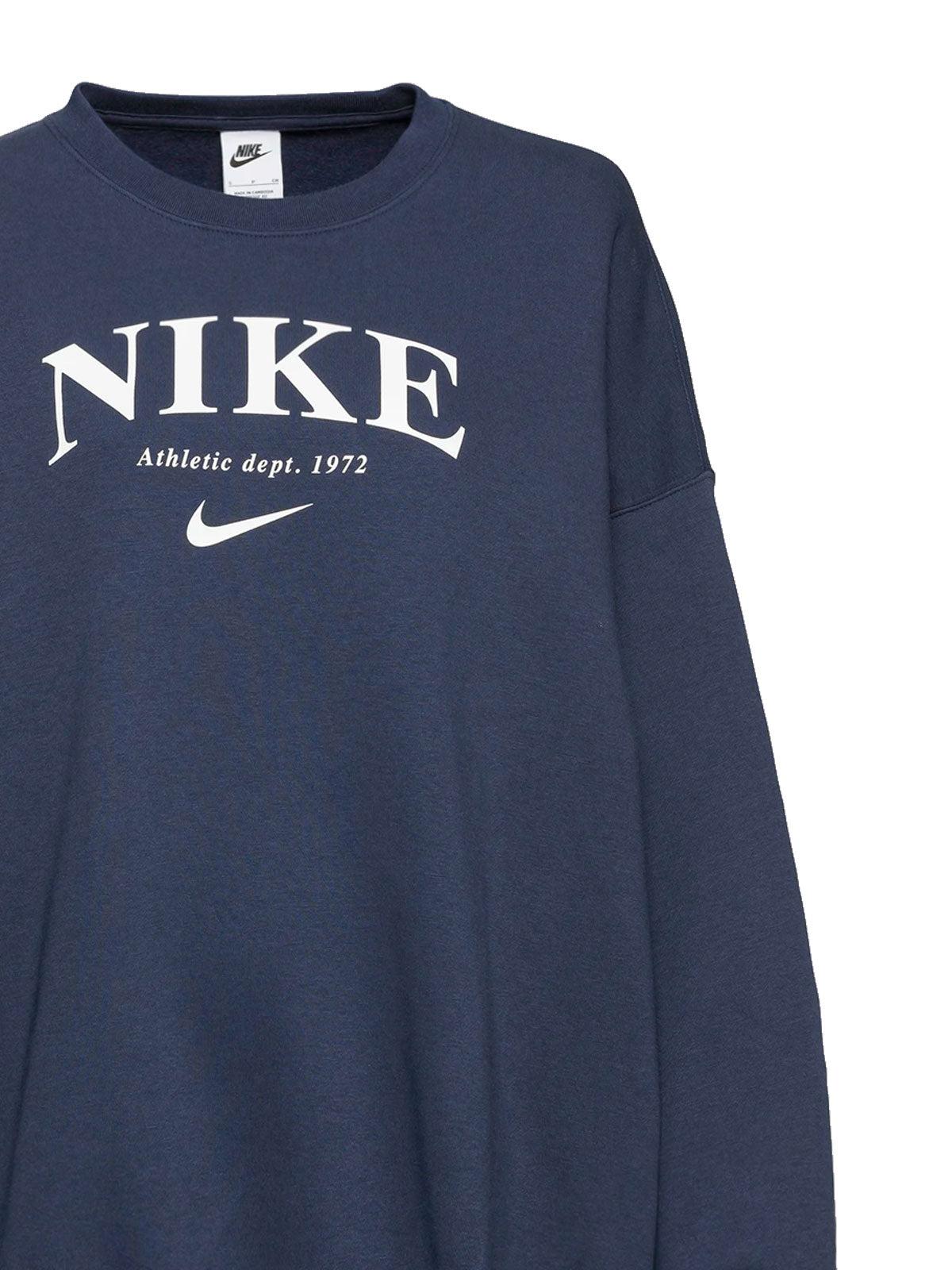 Nike Essentials Fleece Sweatshirt in Blue | Lyst