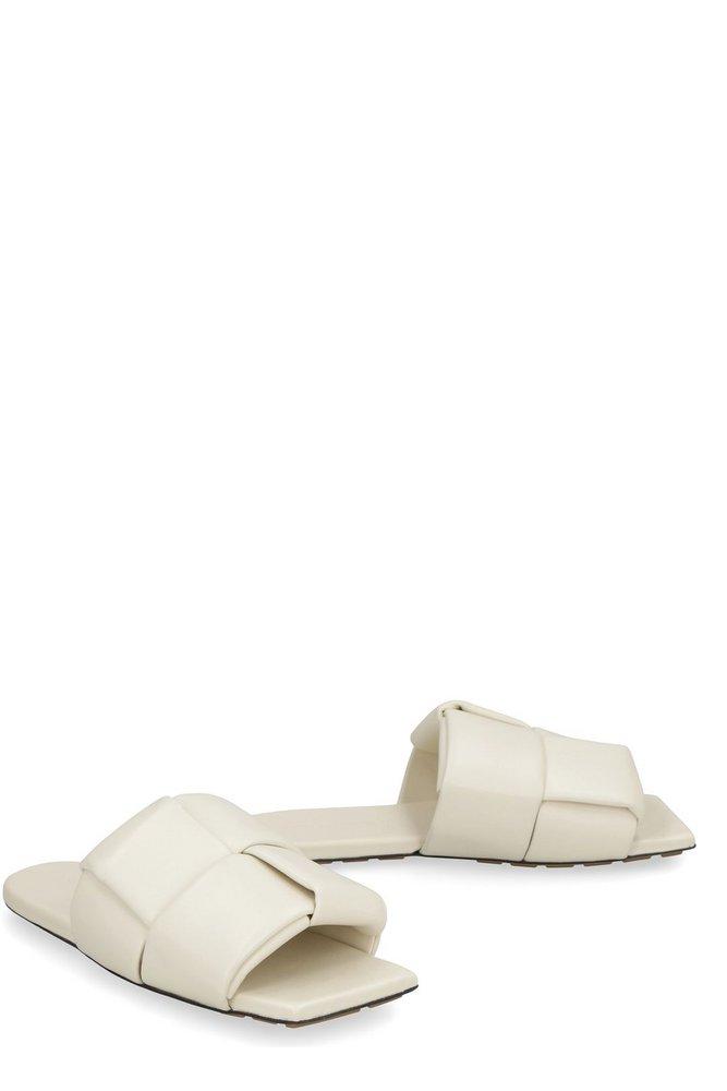 Bottega Veneta Canvas Patch Mule Flat Sandals - Bergdorf Goodman
