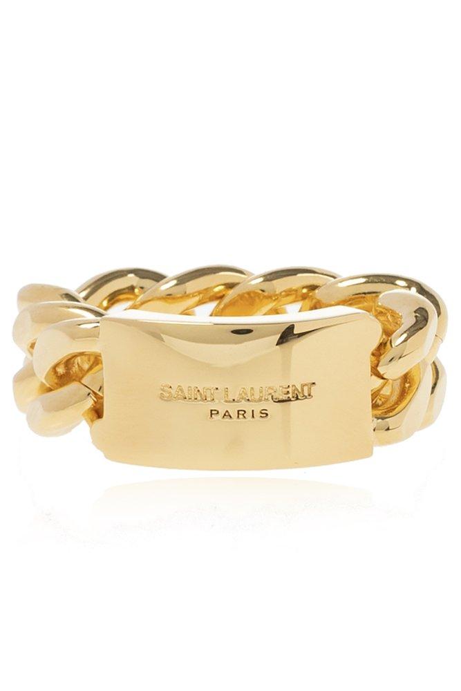 Saint Laurent Whirlwind Crystal Ring in Natural | Lyst