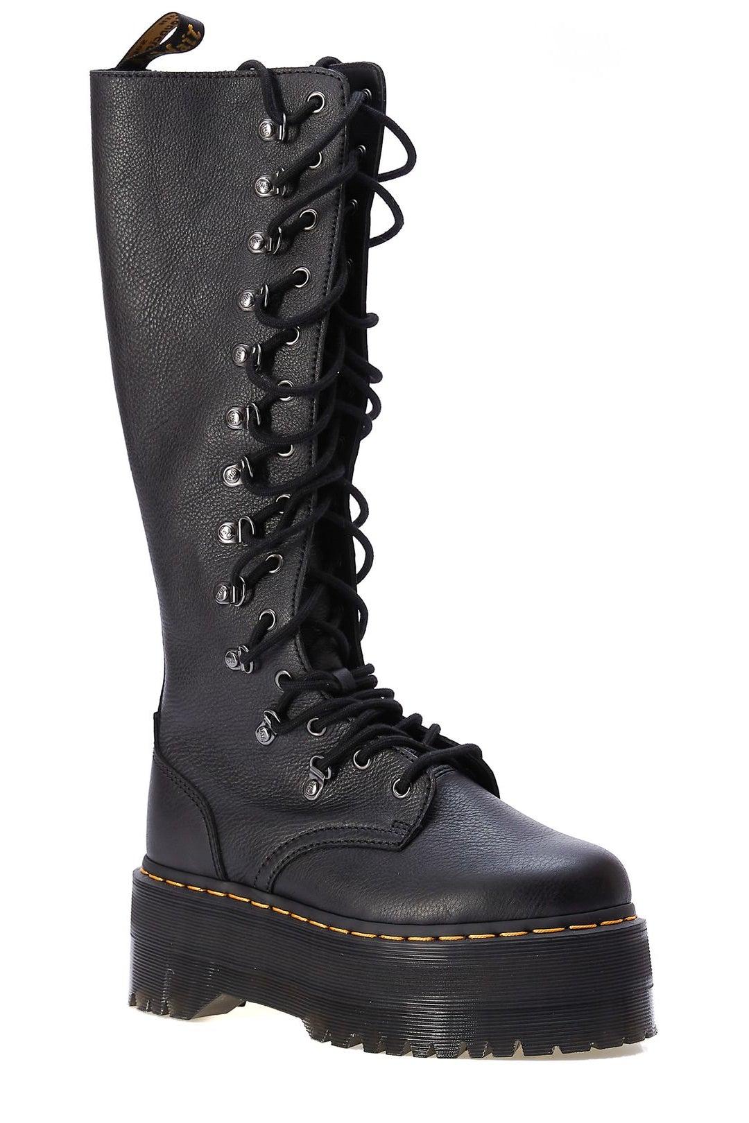 Dr. Martens 1b60 Max Hardware Knee-high Boots in Black | Lyst