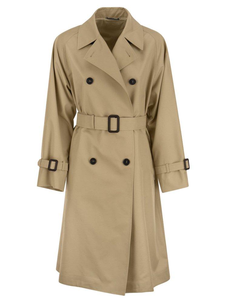 Weekend by Maxmara Canasta Reversible Trench Coat in Natural | Lyst