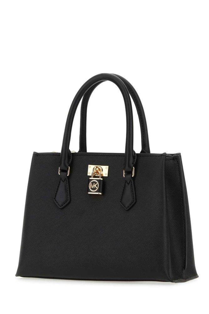 Michael Kors Ruby Padlock Detailed Small Tote Bag in Black Lyst