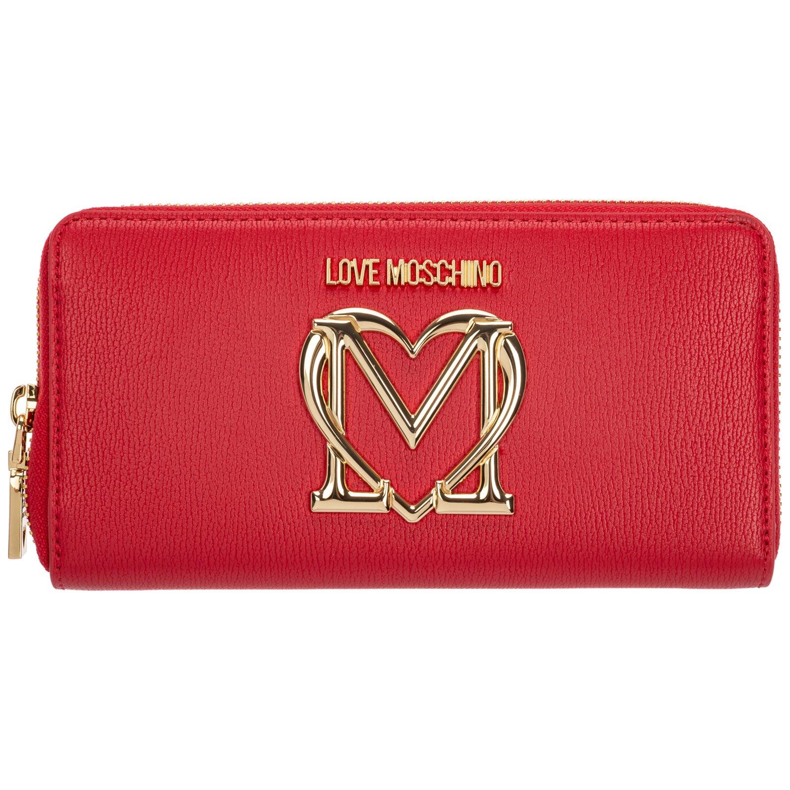 love moschino zip around wallet