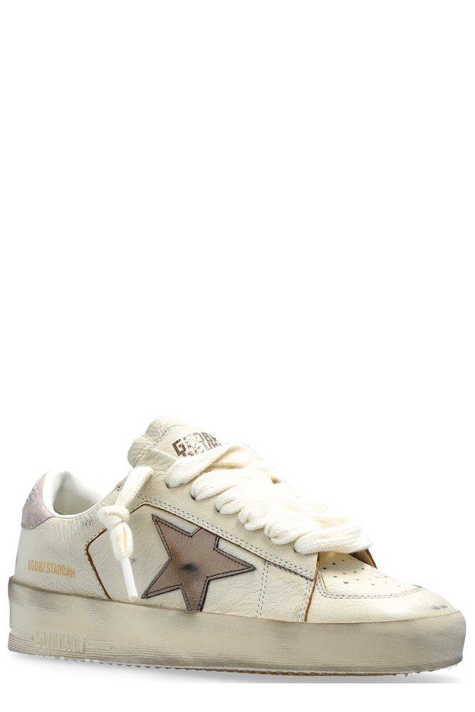 Golden Goose Stardan Low-Top Sneakers in Natural | Lyst Canada