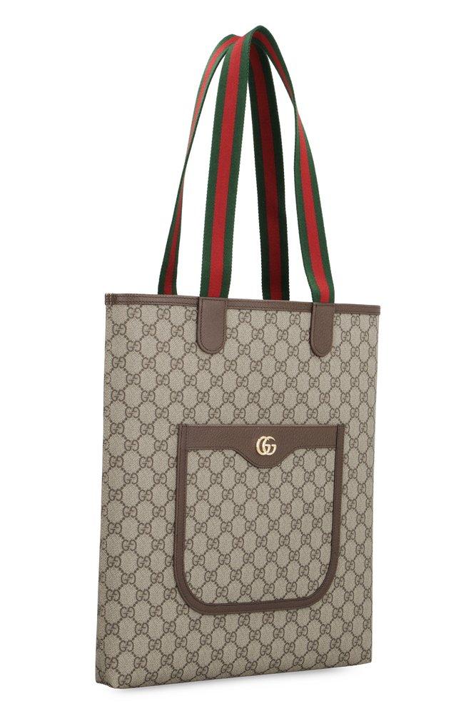 Gucci "ophidia" Small Tote Bag in Brown for Men | Lyst