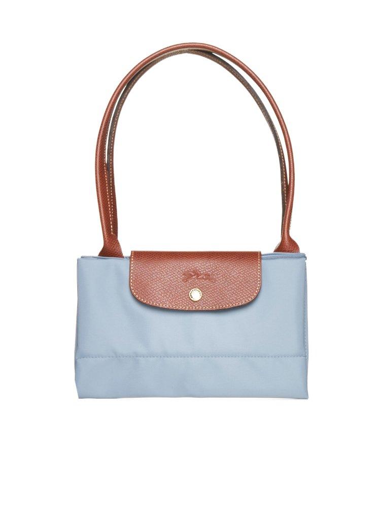 Longchamp Le Pliage Large Top Handle Bag in Blue | Lyst