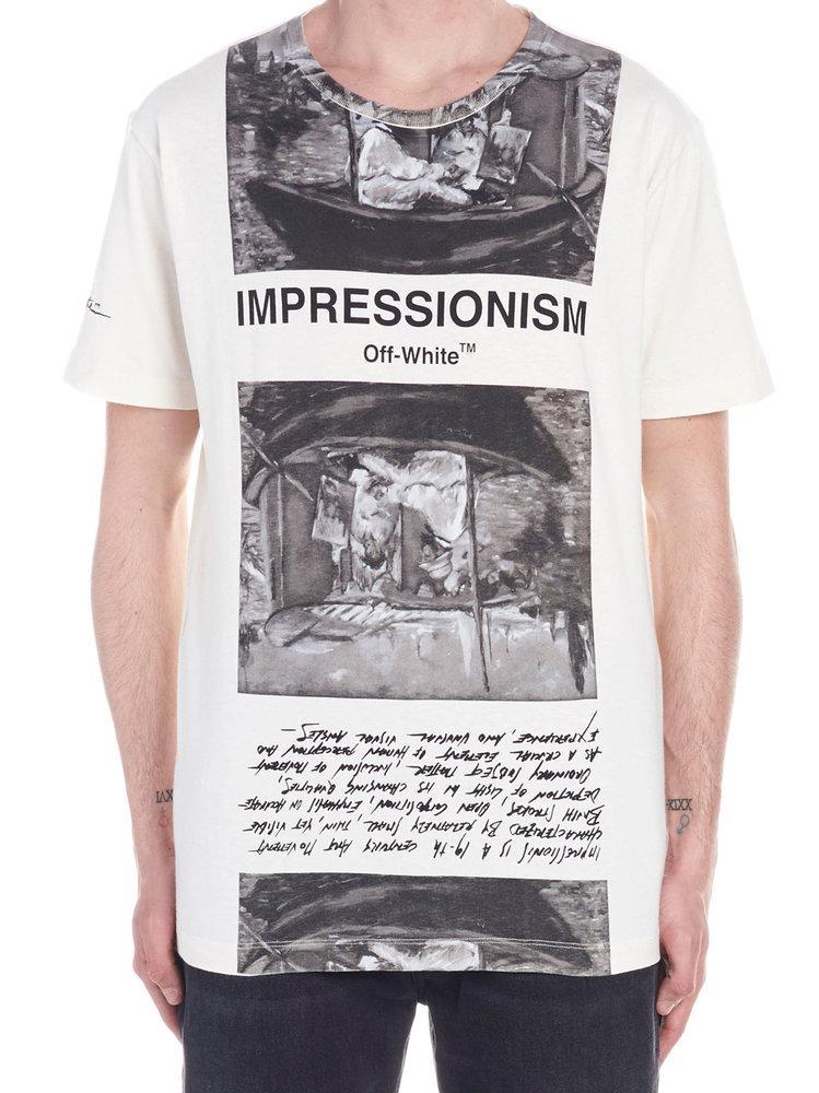Off white newspaper t shirt Clearance