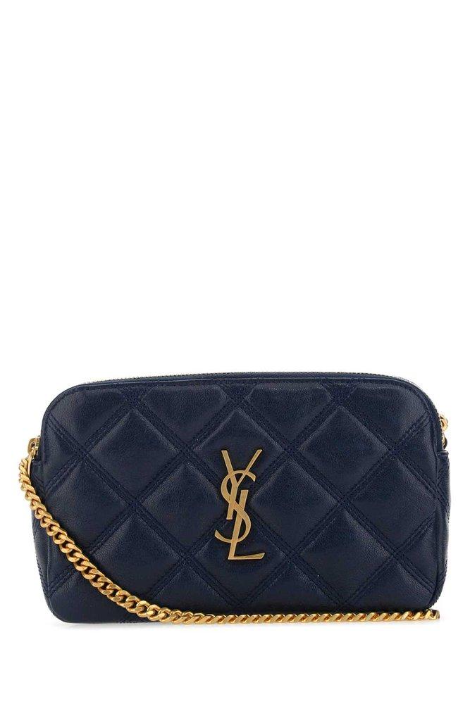 Saint Laurent Becky Double Zip Crossbody Bag in Black Lyst