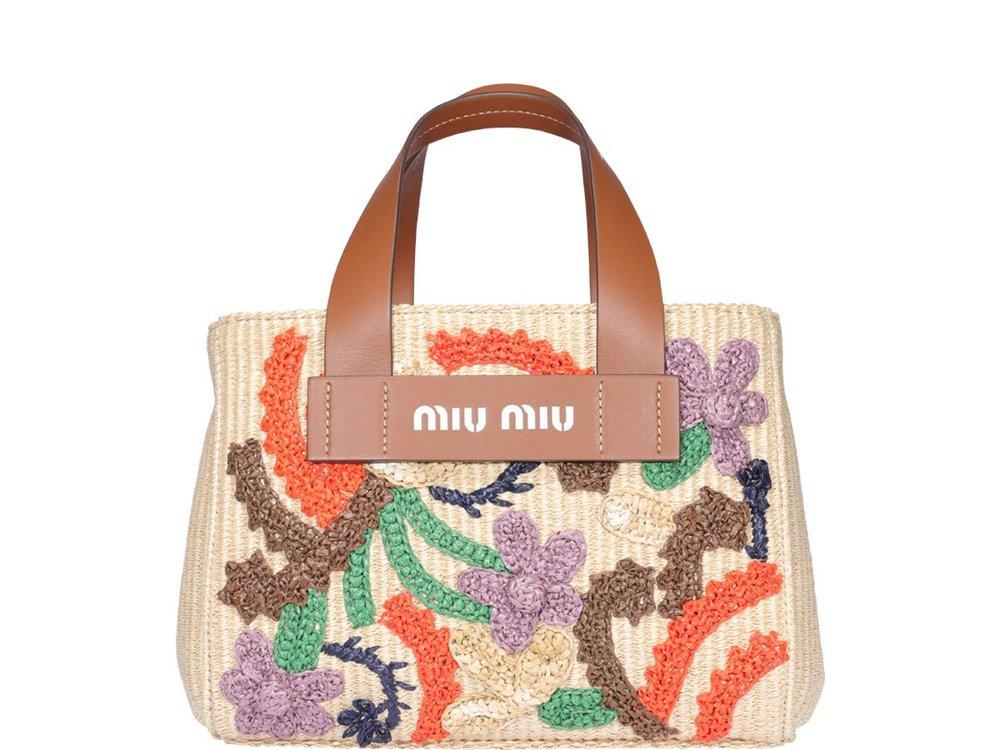 miu miu floral bag