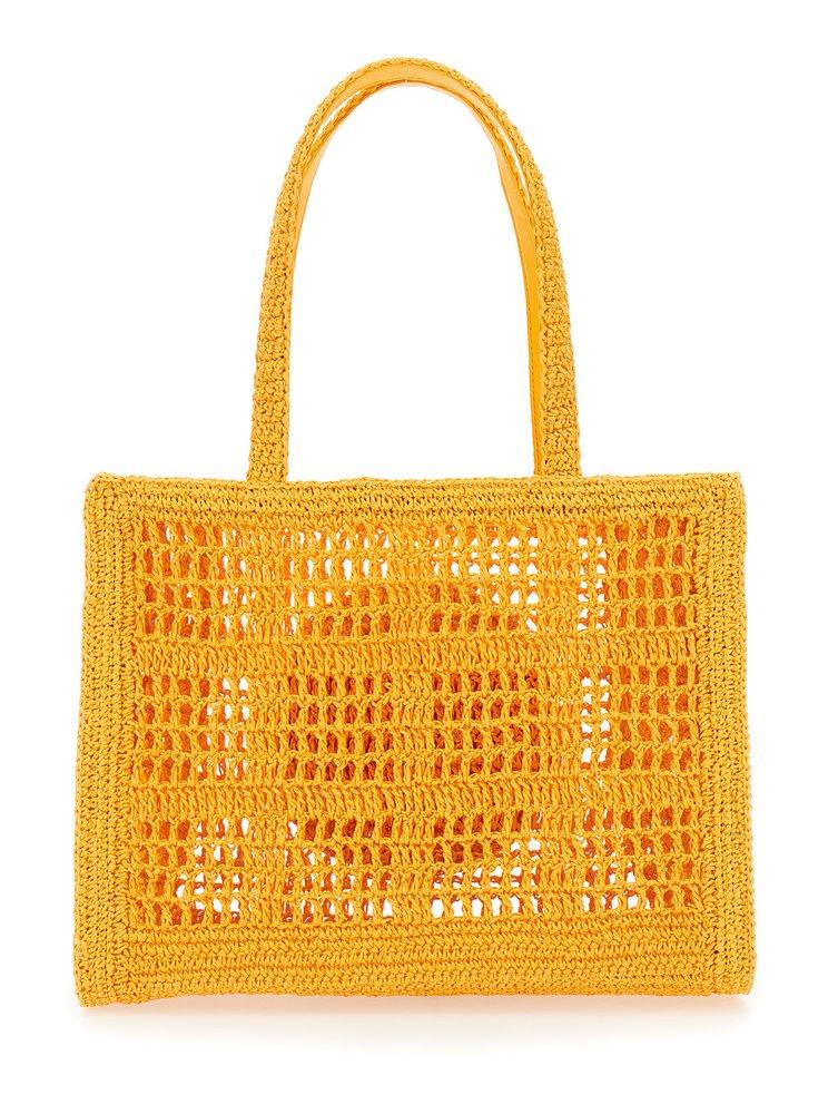 Tory Burch Ellaかごバッグ イエロー イエロー（黄色）系 Tory Burch(トリーバーチ) かごバッグ