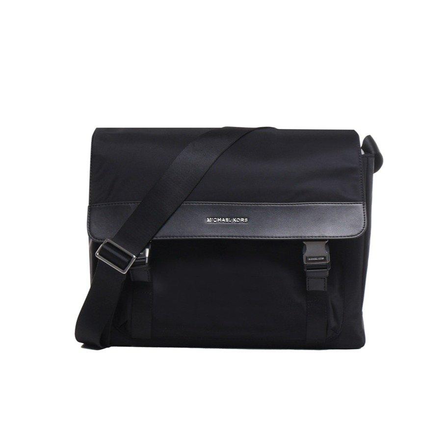 Michael Kors Brooklyn Logo Stamp Messenger Bag in Black for Men Lyst UK