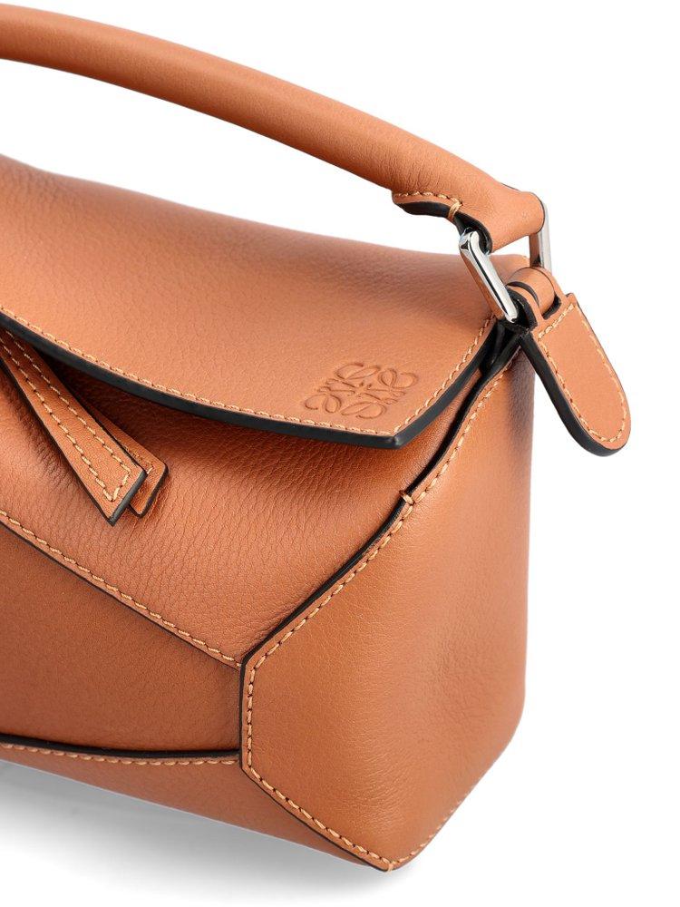 Loewe Women's 'Puzzle Mini' Shoulder Bag - Brown - Shoulder Bags