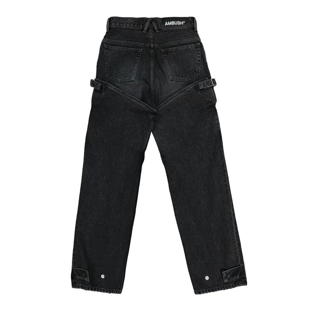 パンツ AMBUSH Woman Pants Denim BWCF006F23FAB001 6200 Ambush Outlet: Pants woman - Black | Ambush pants