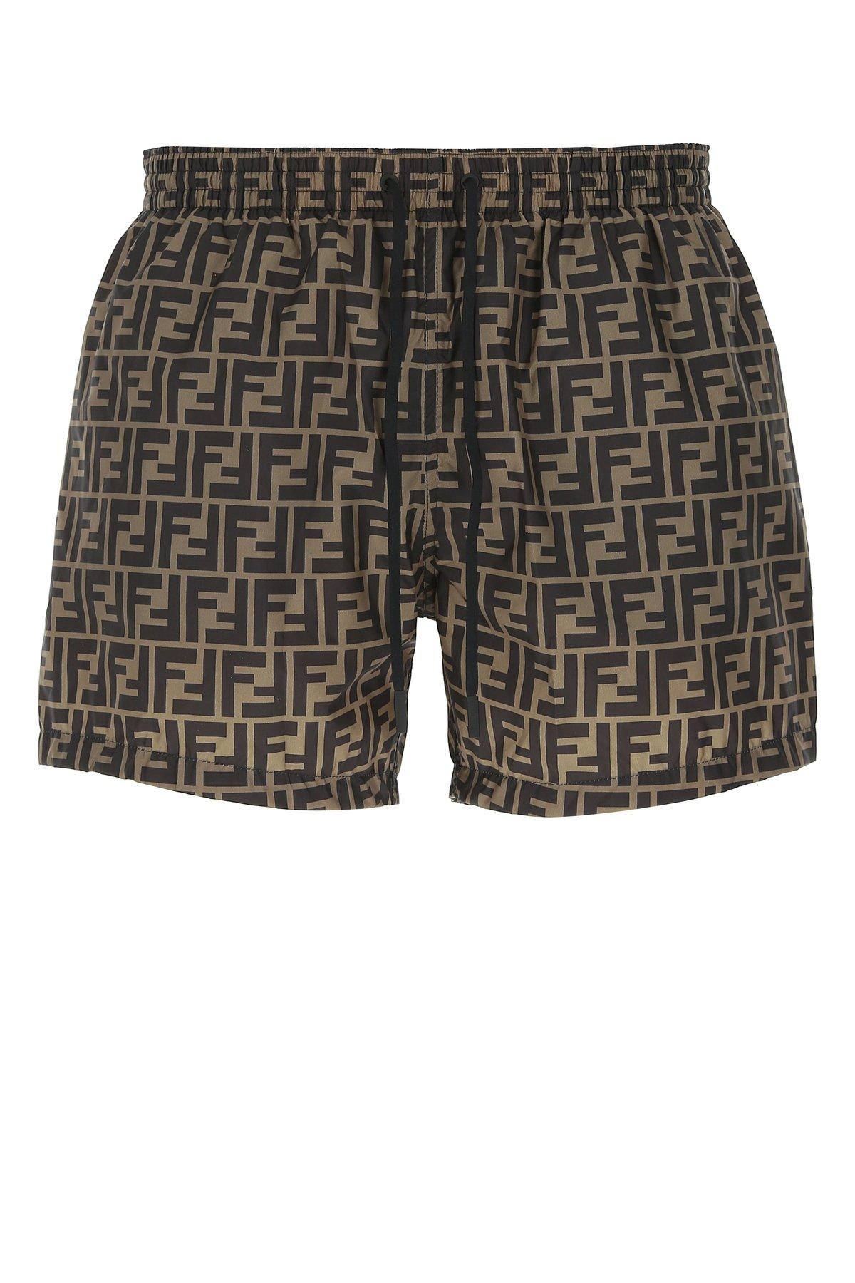 Fendi Synthetic Ff Drawstring Swim 