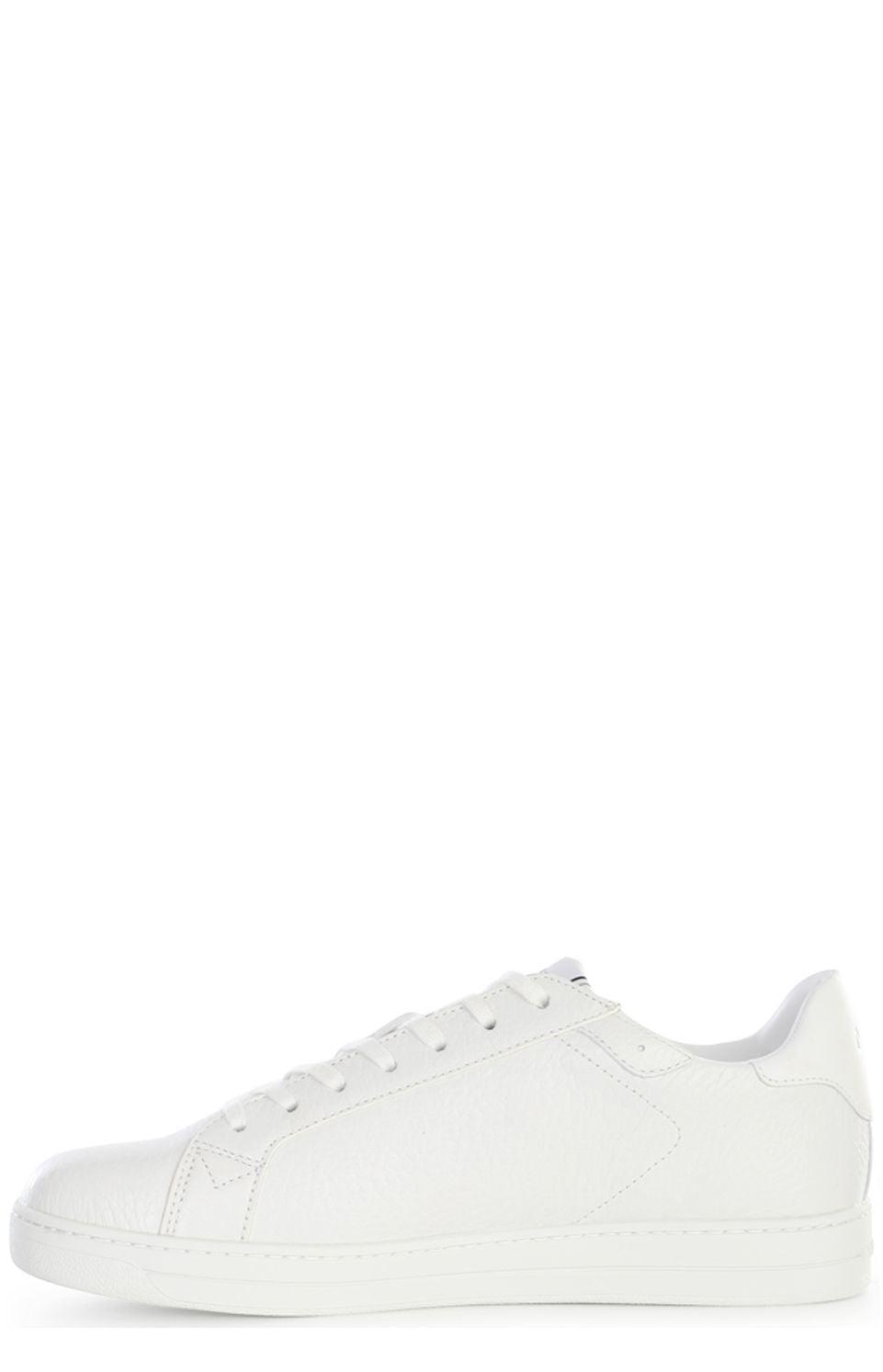 Michael Kors Leather Keating Lace-up Sneakers in White for Men | Lyst