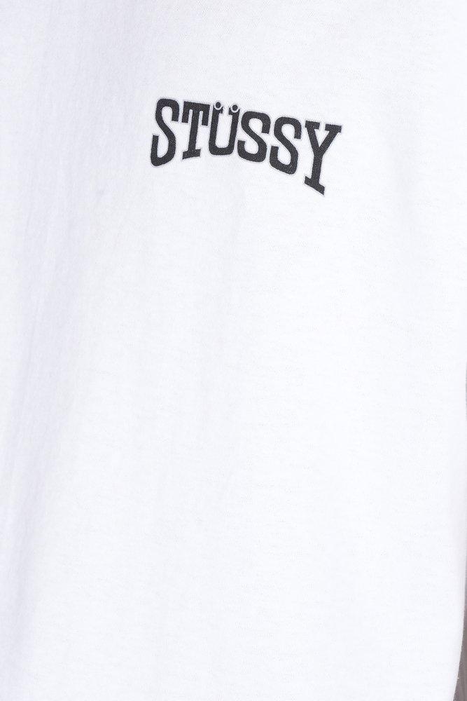 Tシャツ・カットソー Stussy Tough Tread T-Shirt White/Black Stussy Tough Tread T-Shirt White – LESS 17