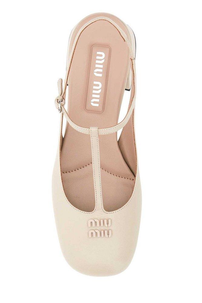 Miu Miu Scarpe Con Tacco in White Lyst UK