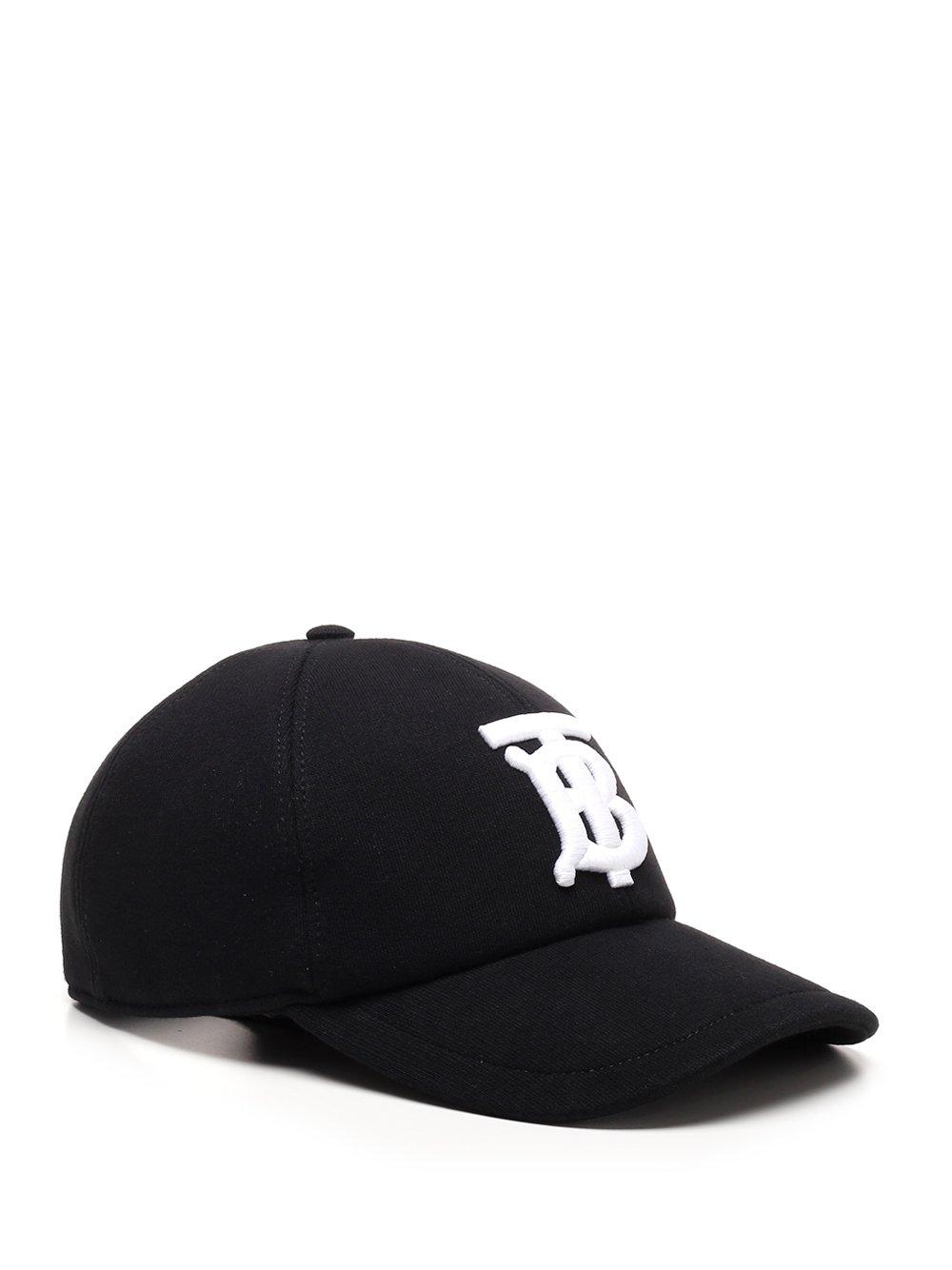 Burberry Cotton Tb Monogram Baseball Cap in Black,White (Black) - Save 48%  | Lyst