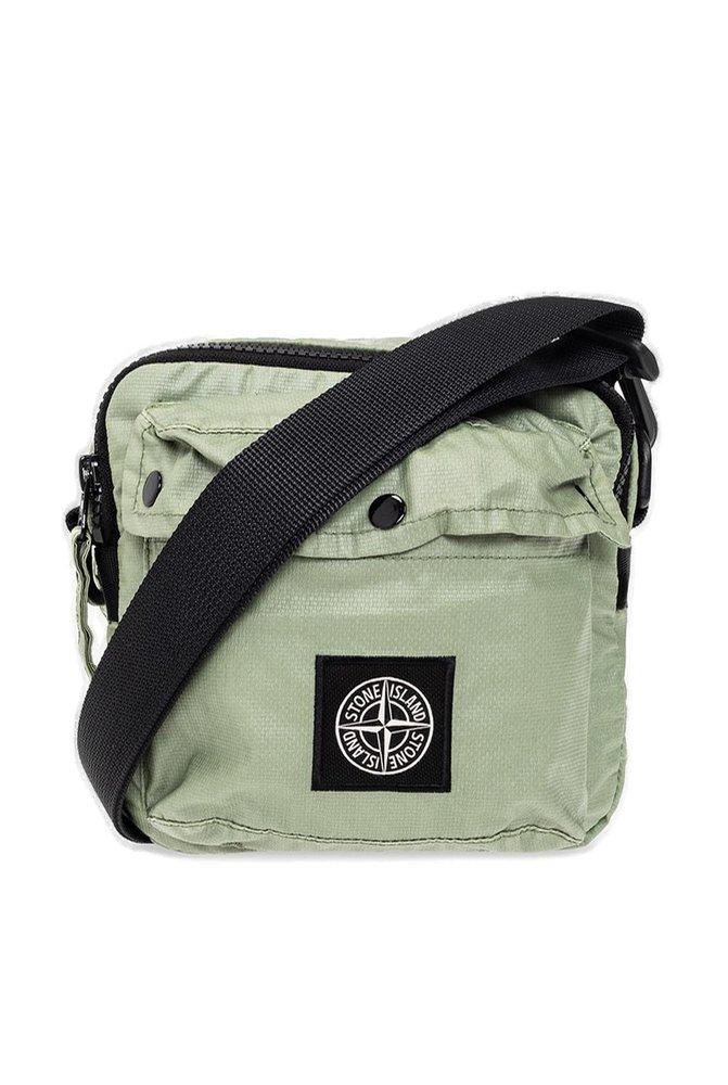 Stone Island Patched Shoulder Bag in Green for Men | Lyst Canada