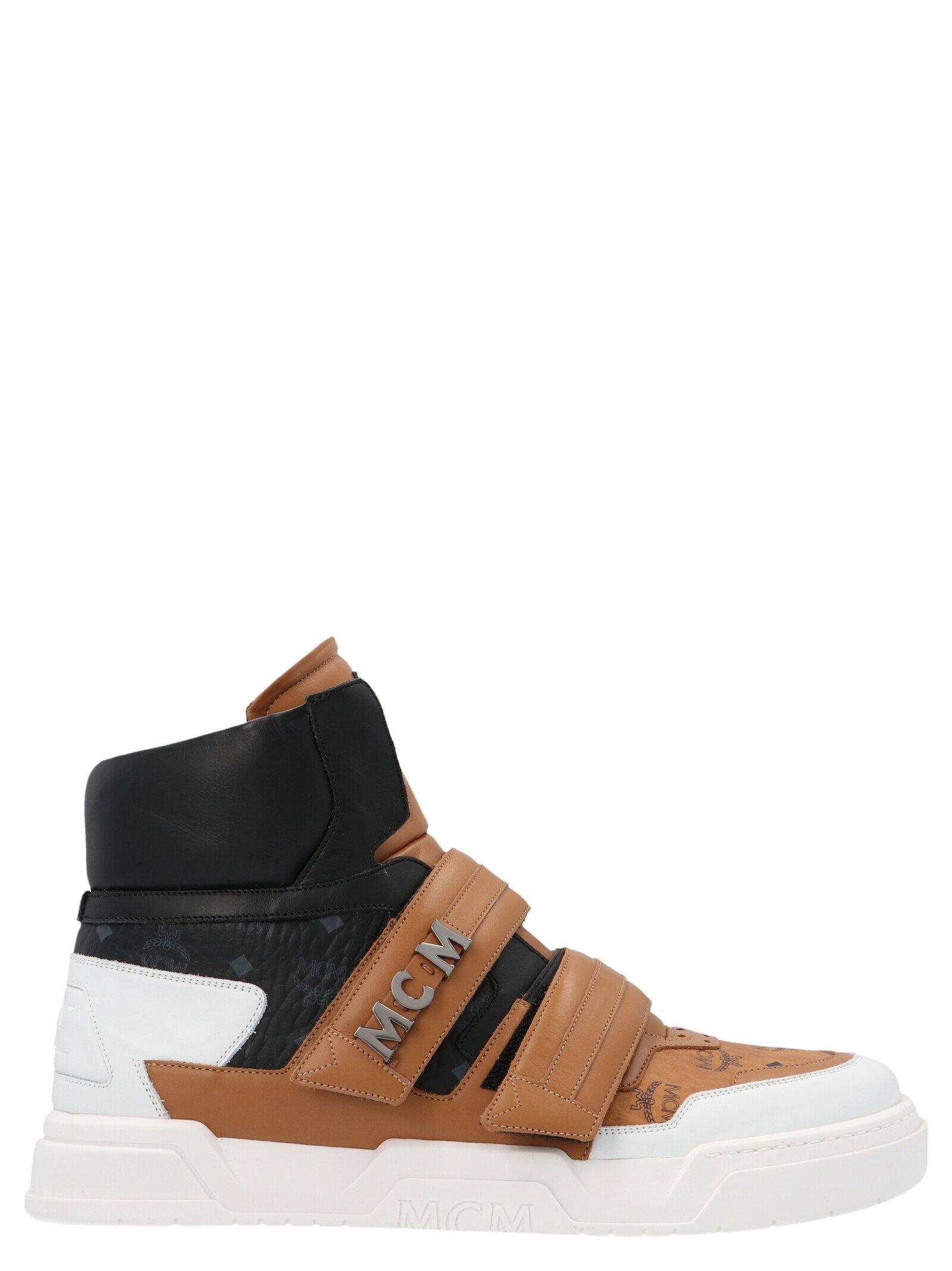 MCM Velcro Strap High Top Sneakers for Men | Lyst