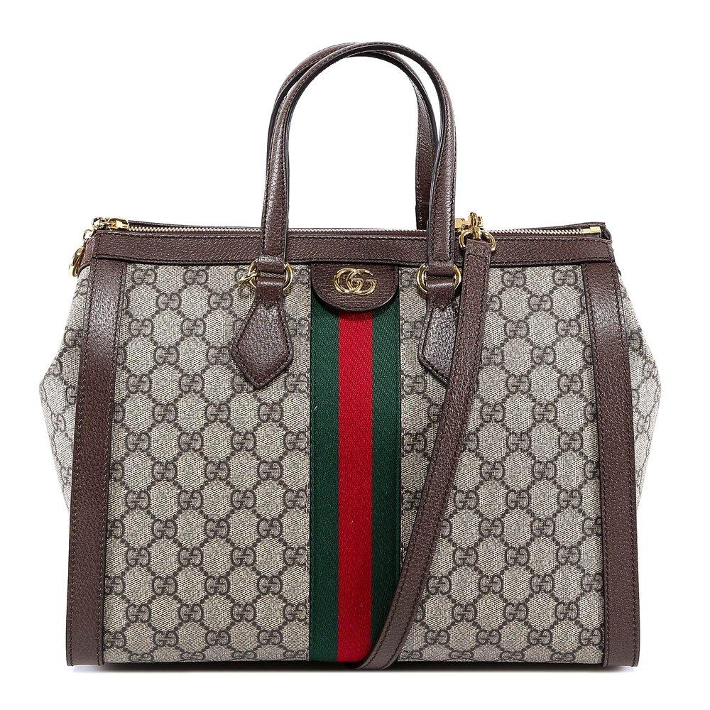 Gucci Ophidia GG Medium Tote Bag in Metallic | Lyst Canada