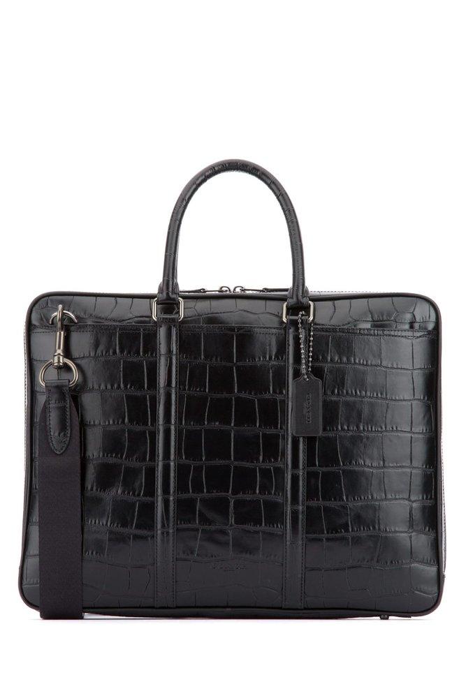 COACH Metropolitan Slim Brief in Black for Men | Lyst