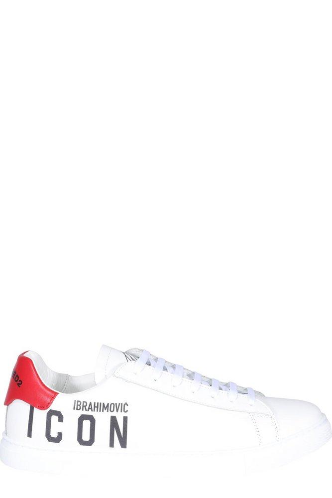 DSquared² Leather X Ibrahimović Icon New Tennis Sneakers in 