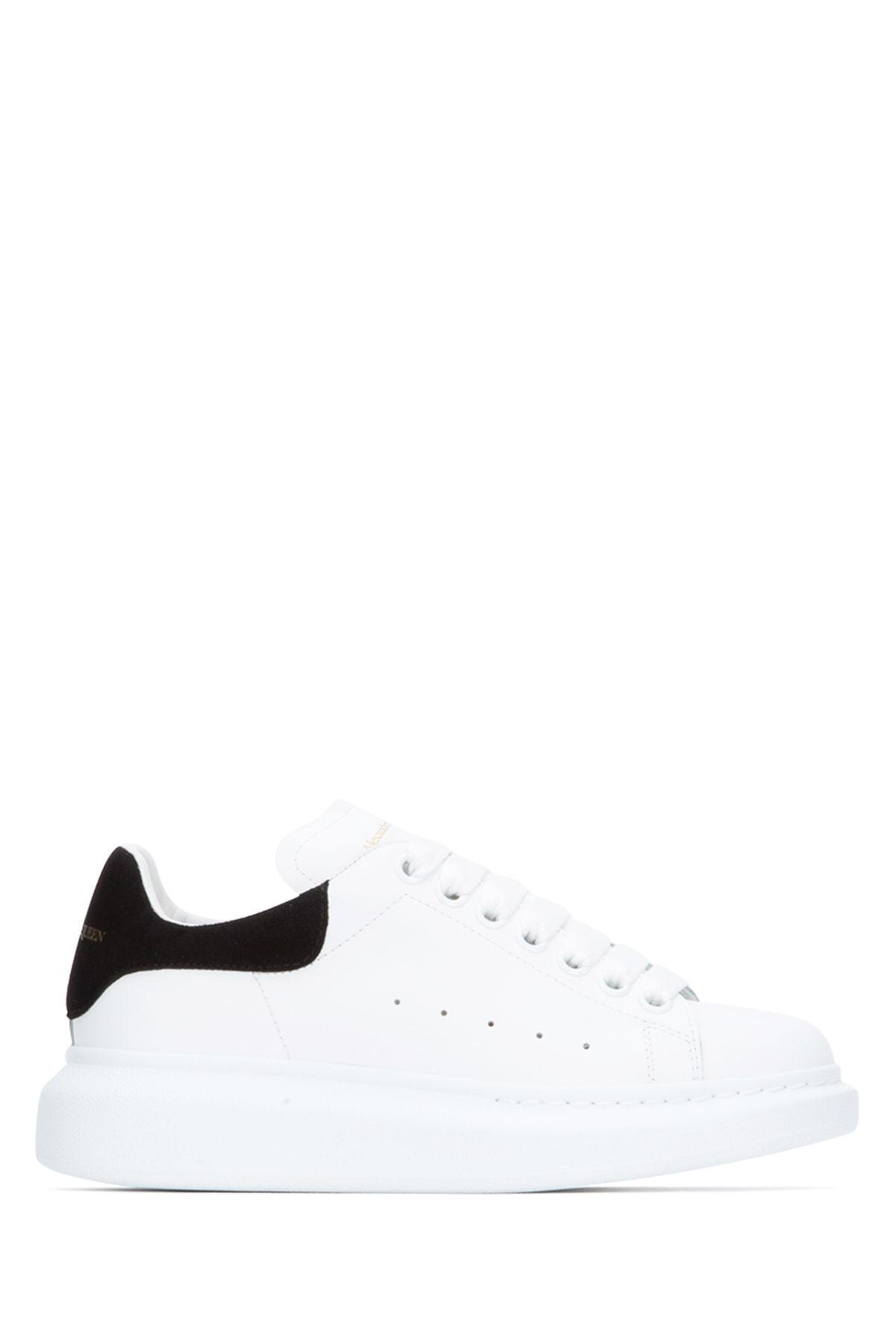 Alexander McQueen Larry White Leather Sneakers for Men - Save 92% - Lyst
