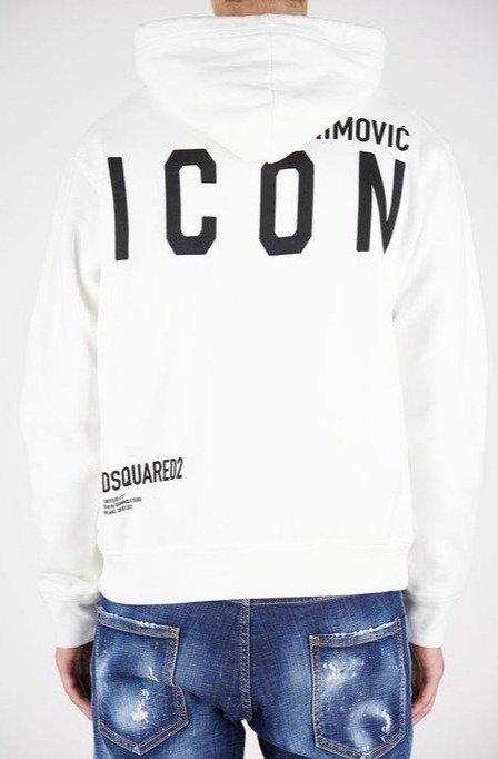 DSquared² X Ibrahimovic Icon Change The Game Hoodie in White for Men | Lyst